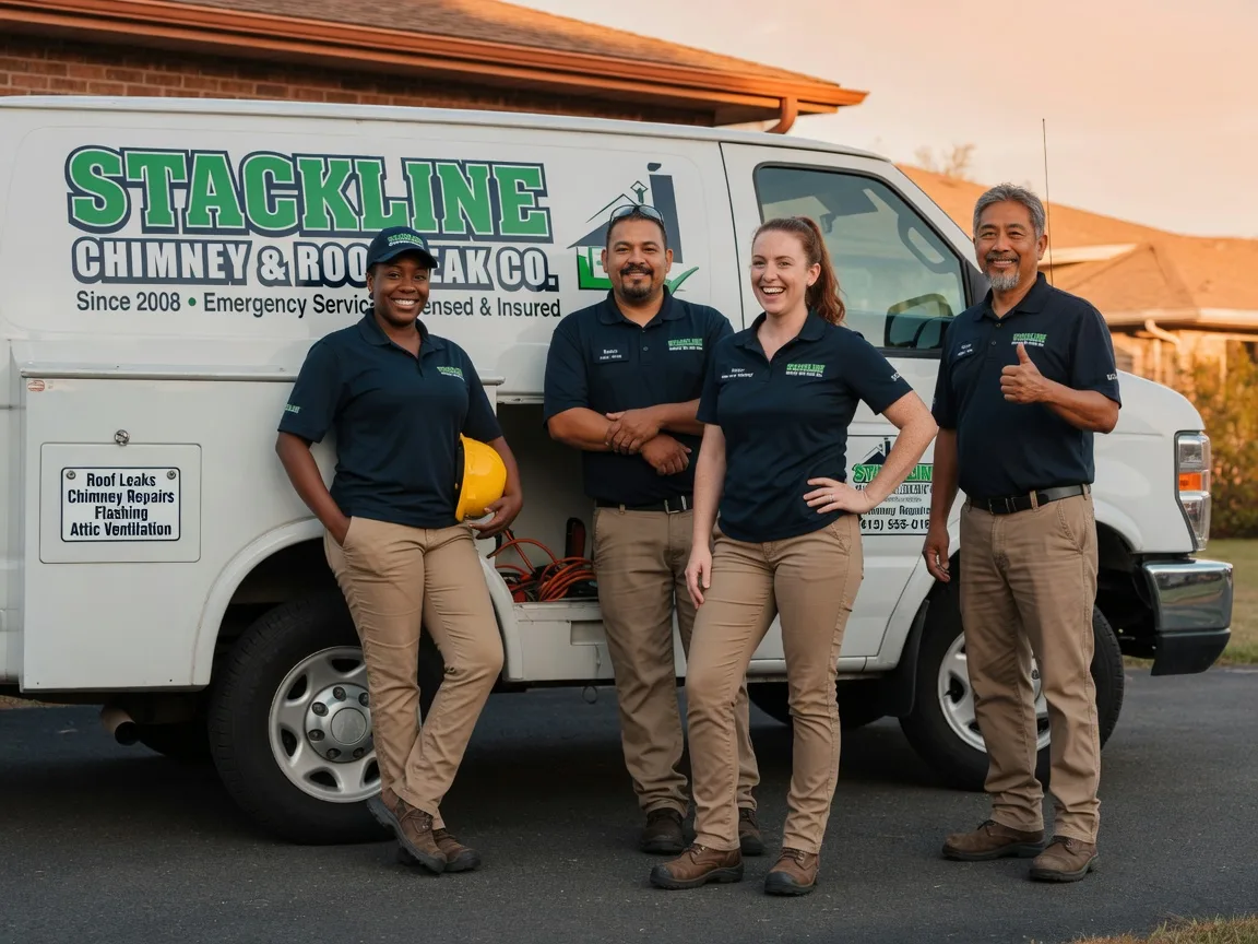 Chimney flashing repair company in Story, AR